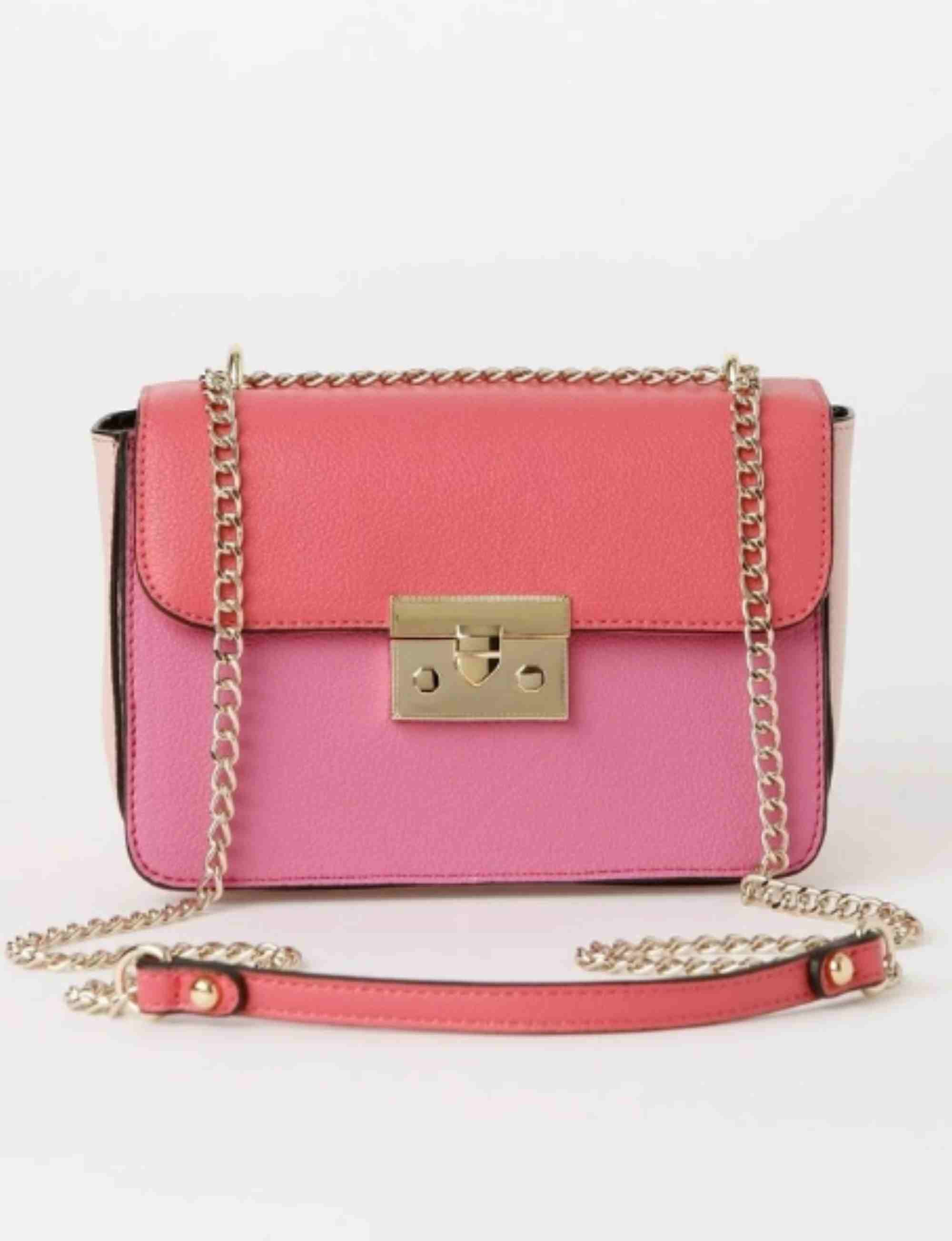 Love Is Crossbody Bag in Bubblegum Salmon Pink Leona Edmiston