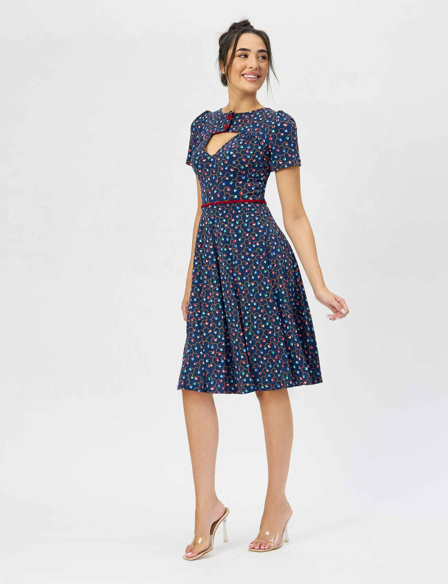 Olivia 'Love Blooms' Fit and Flare Dress NEW ARRIVAL