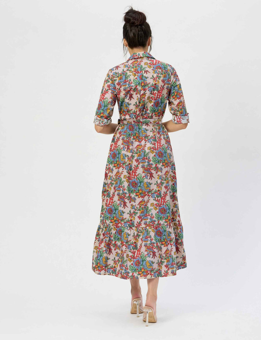 Farah 'Bird Of Paradise' 100% Cotton Shift Dress NEW ARRIVAL