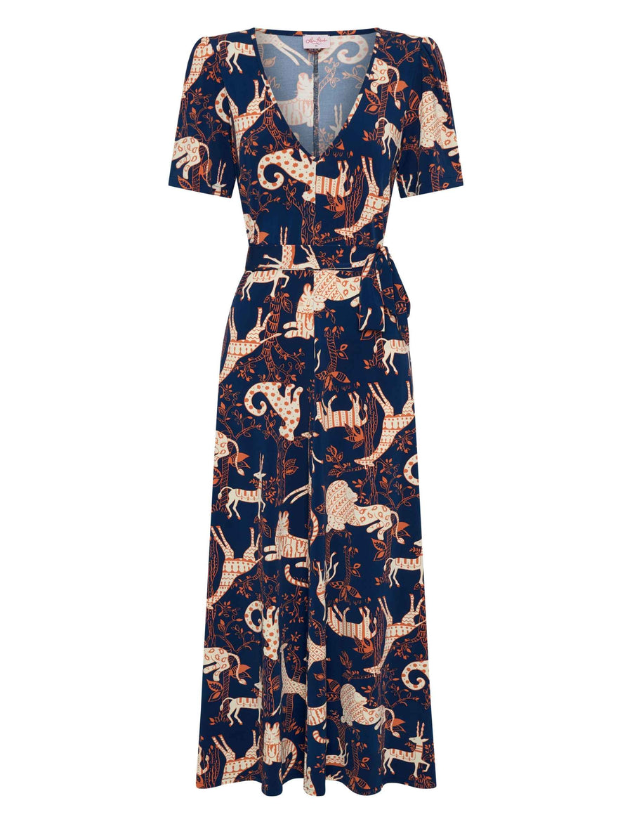 Morgan 'Animal Party' Max-line Dress