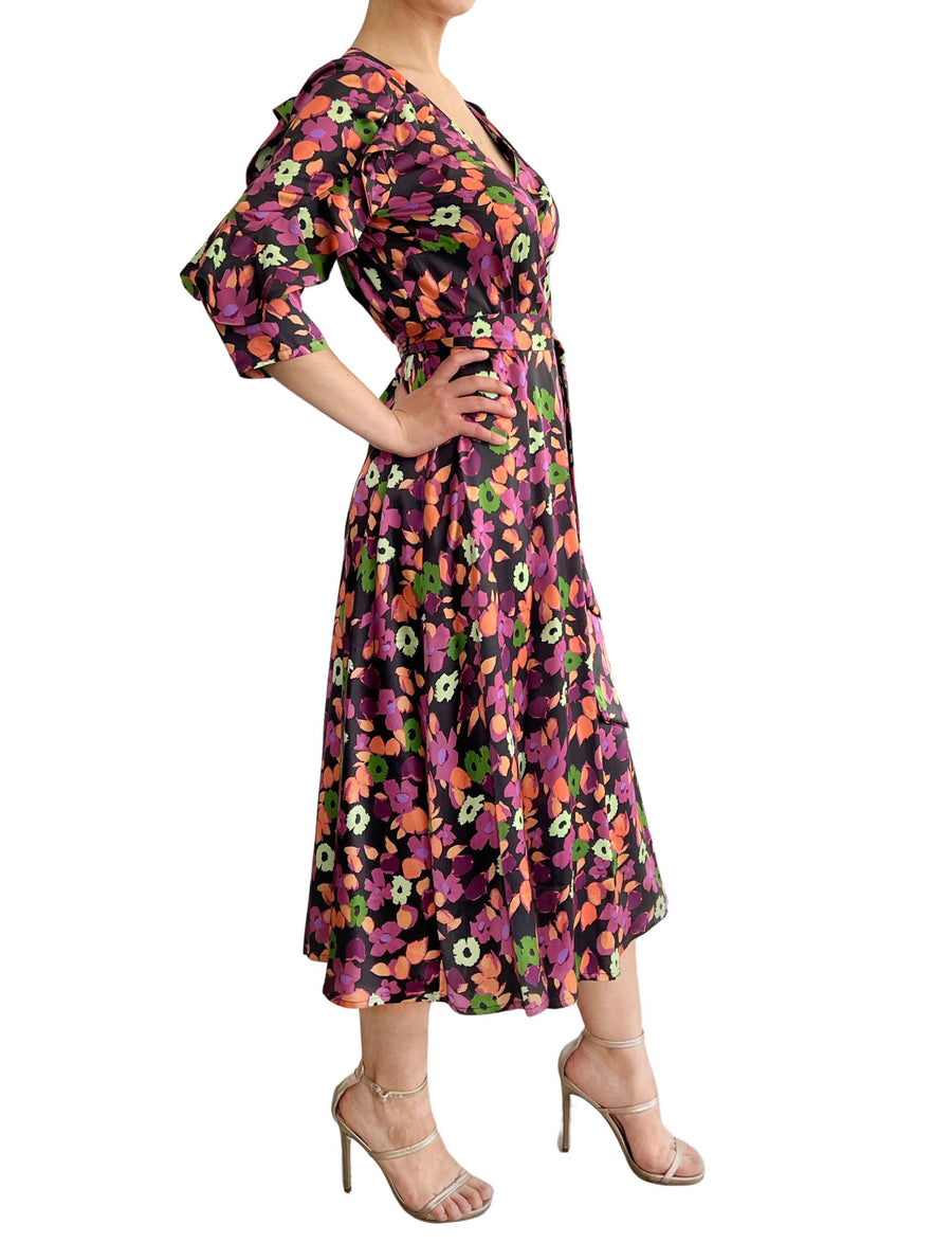 Fleur Wild Thing Limited Edition Silk Wrap Dress *Only 2 left