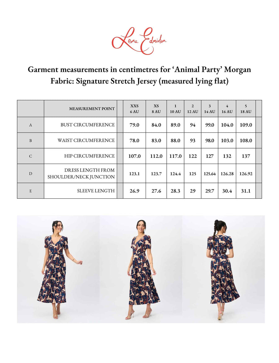 Morgan 'Animal Party' Max-line Dress