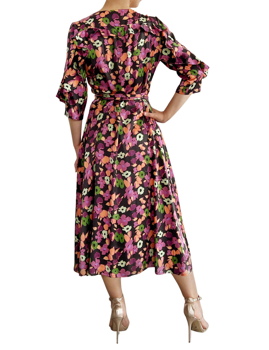 Fleur Wild Thing Limited Edition Silk Wrap Dress *Only 1 left