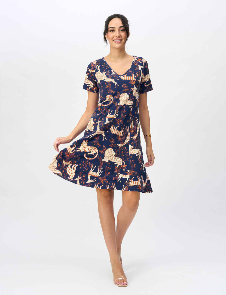 Nila 'Animal Party' A-line Shift Dress