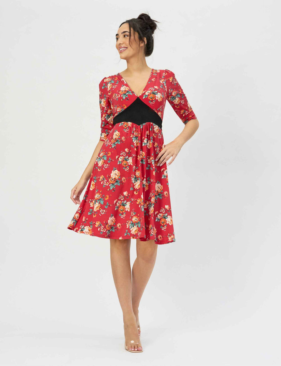 Tyra 'Rambling Roses' Fit and Flare Dress NEW ARRIVAL