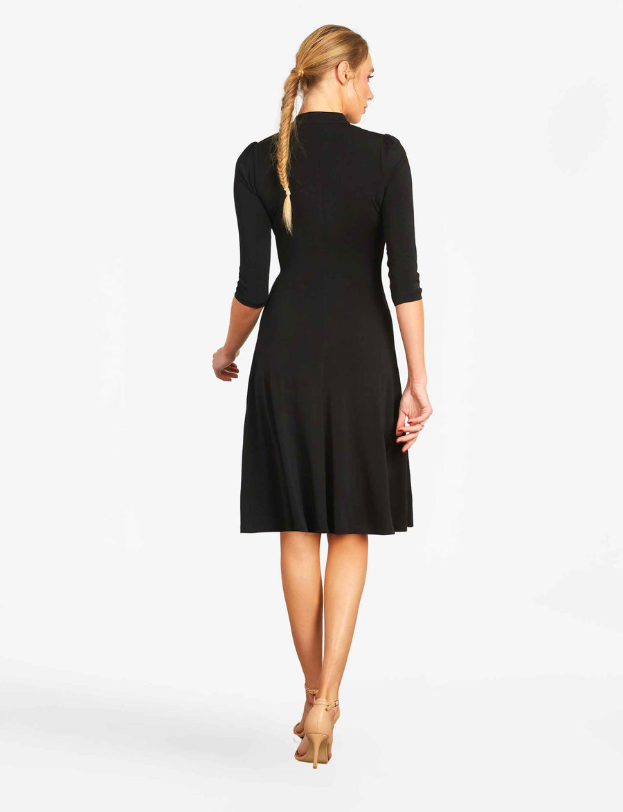 Fortuna 'LBD' Sweetheart Dress with Necktie FINAL SALE