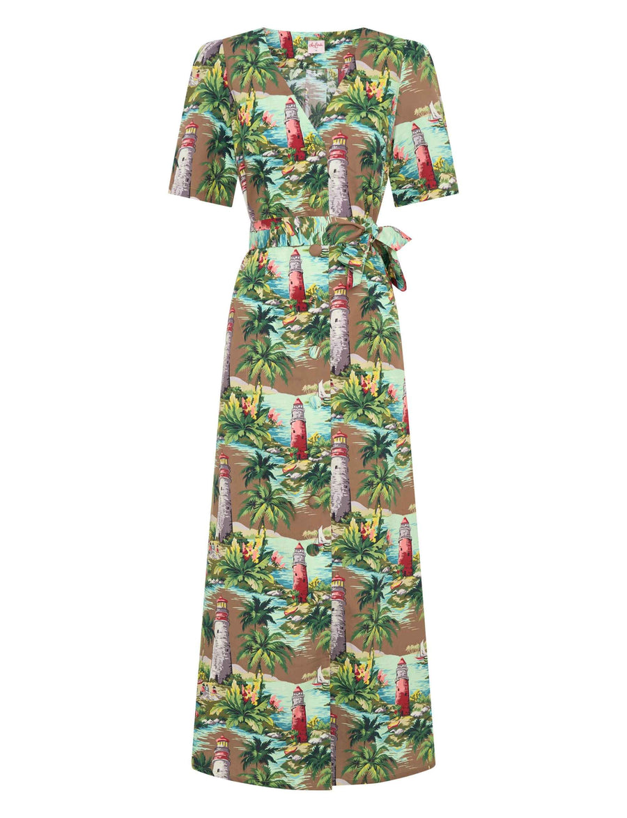 Gia 'Light My Way' 100% Cotton A-line Dress