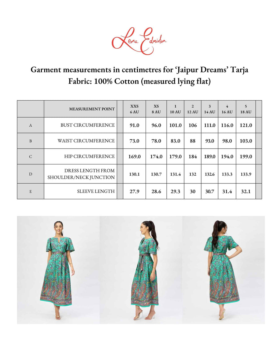 Tarja 'Jaipur Dreams' Fit and Flare Midi Dress