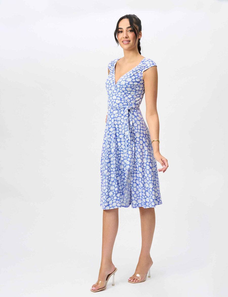 NEW Jessica 'Daisy Days Blue' True Wrap Dress