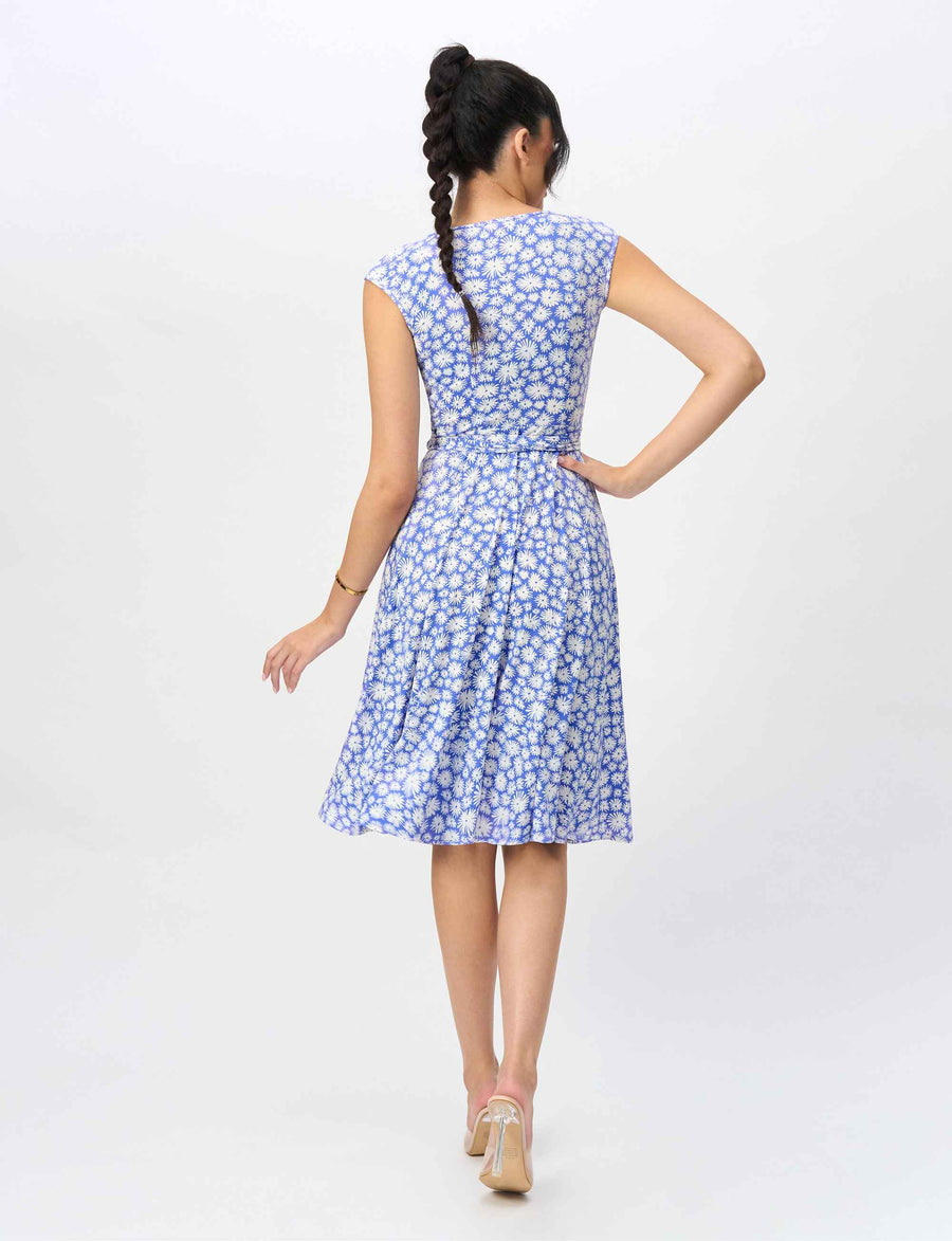 NEW Jessica 'Daisy Days Blue' True Wrap Dress