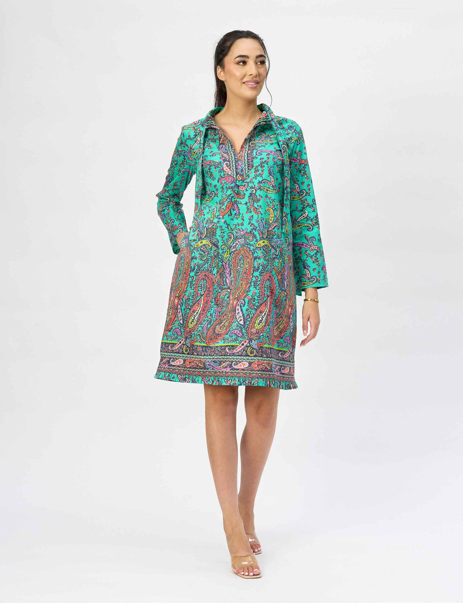 Ursula 'Jaipur Dreams' A-line Shift Dress