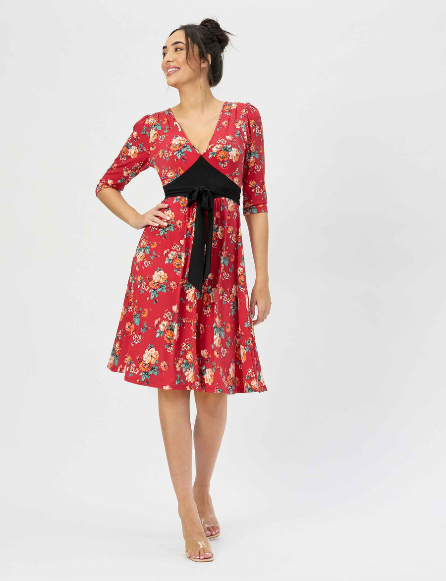 Tyra 'Rambling Roses' Fit and Flare Dress NEW ARRIVAL