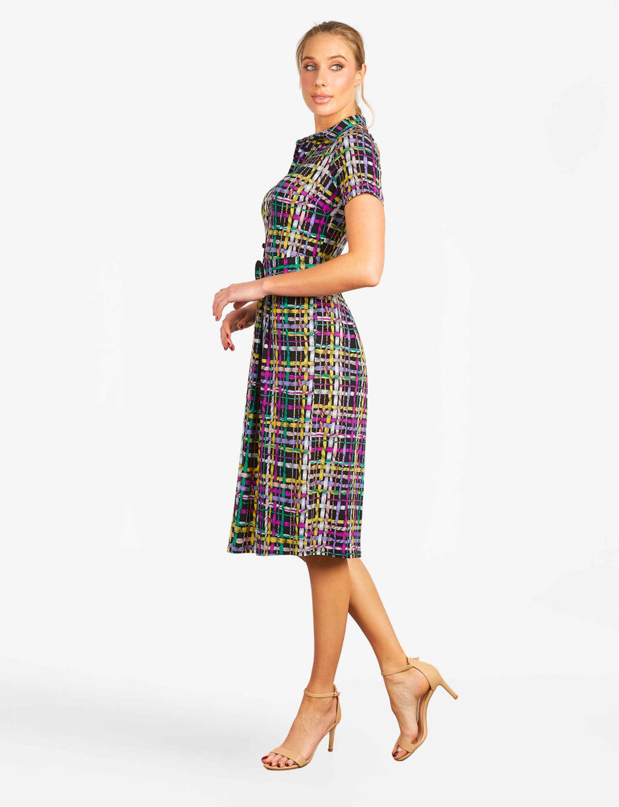 Montana 'Tweedtastic' Shirtdress with Belt