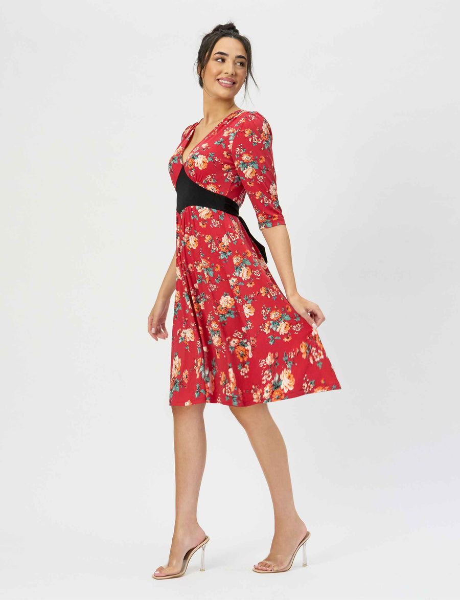 Tyra 'Rambling Roses' Fit and Flare Dress NEW ARRIVAL