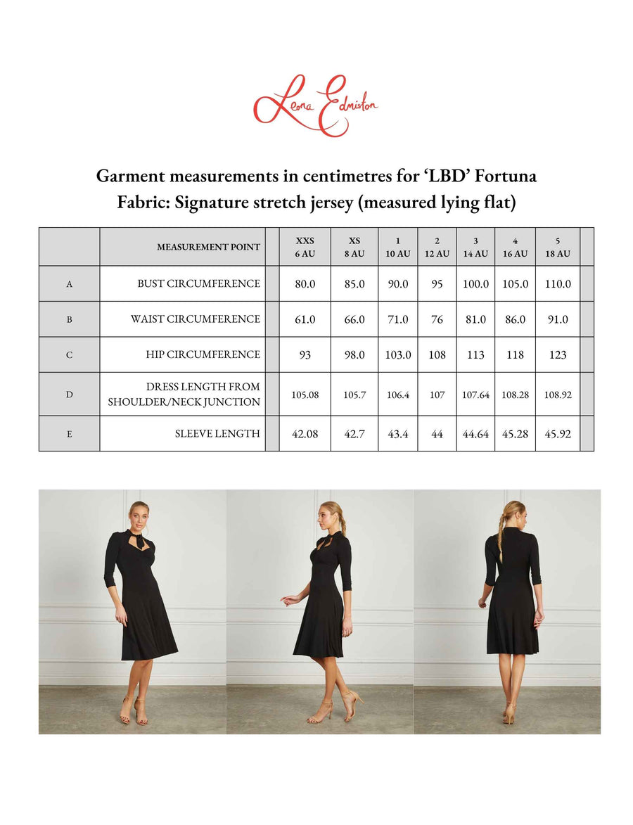 Fortuna 'LBD' Sweetheart Dress with Necktie FINAL SALE