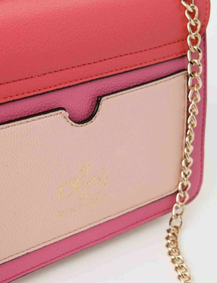 Love Is Crossbody Bag in Bubblegum Salmon Pink