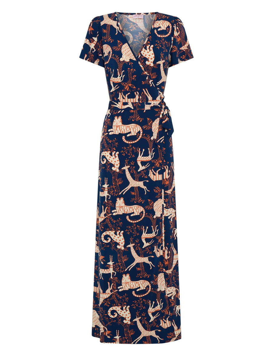 Livia 'Animal Party' True Wrap Dress