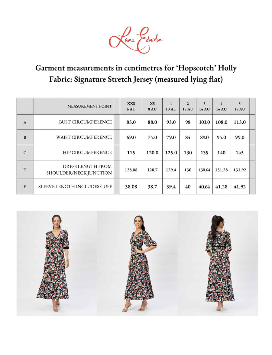 Holly 'Hopscotch' Empire Line Dress