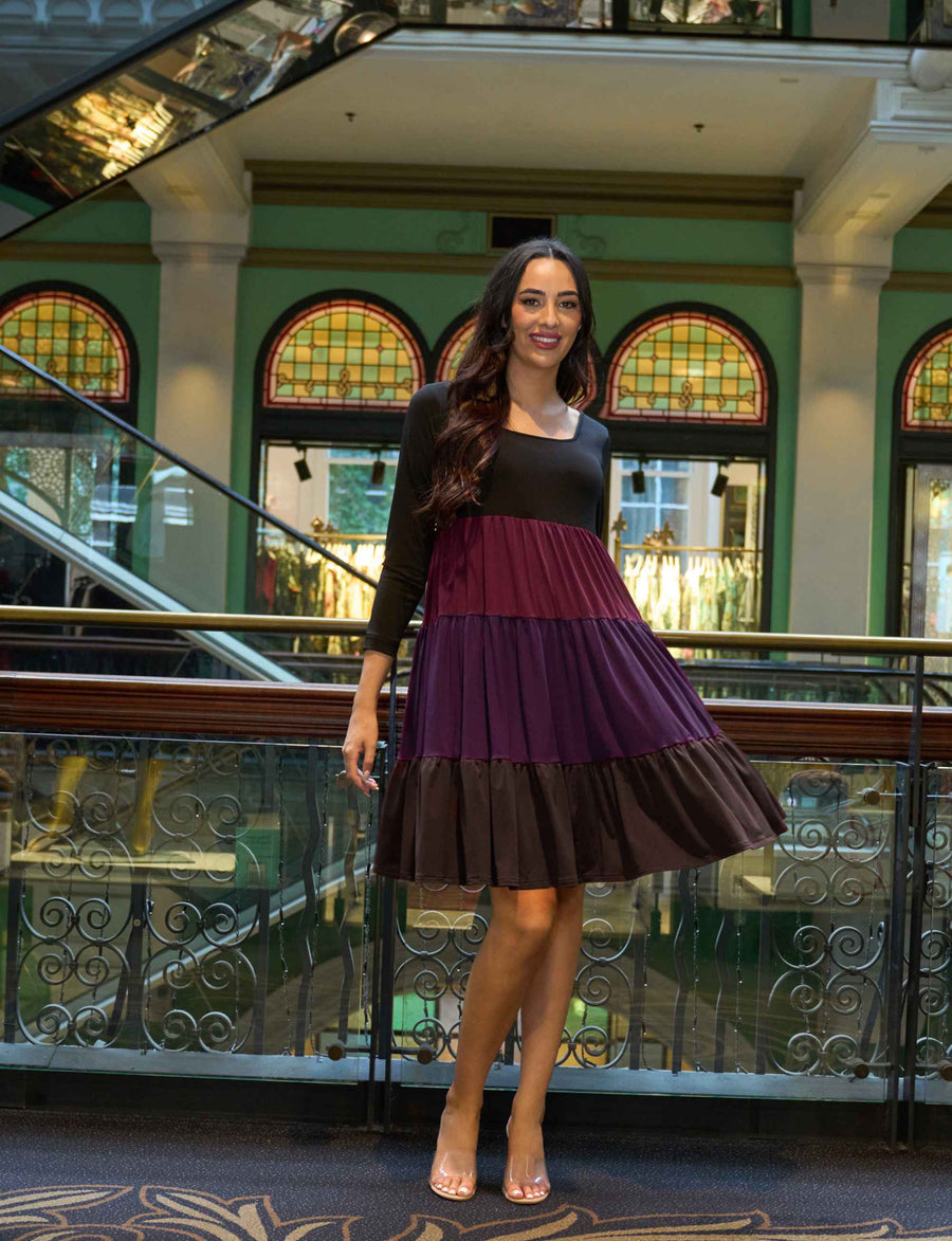 Ethel 'Luxe Layers' Tiered Shift Dress NEW ARRIVAL