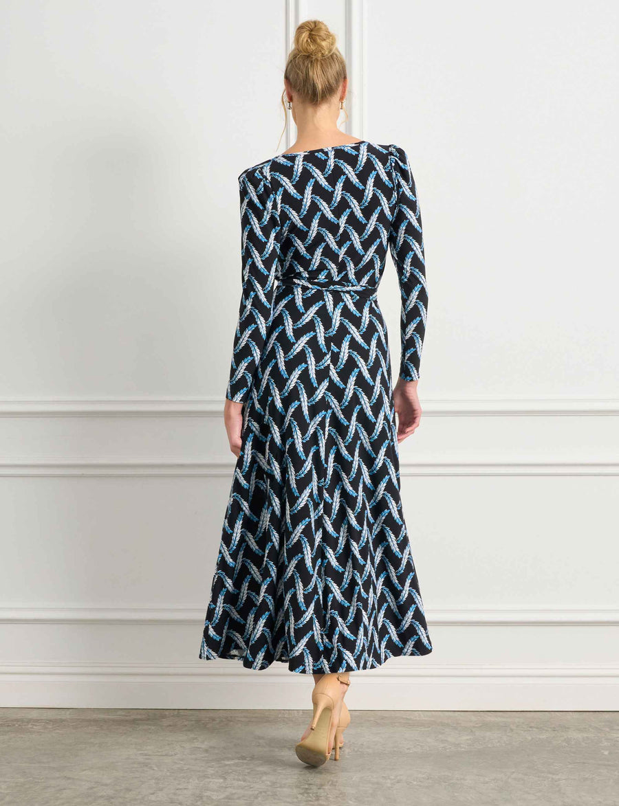 Cose 'Harvest Bounty Black' Maxi-line Dress