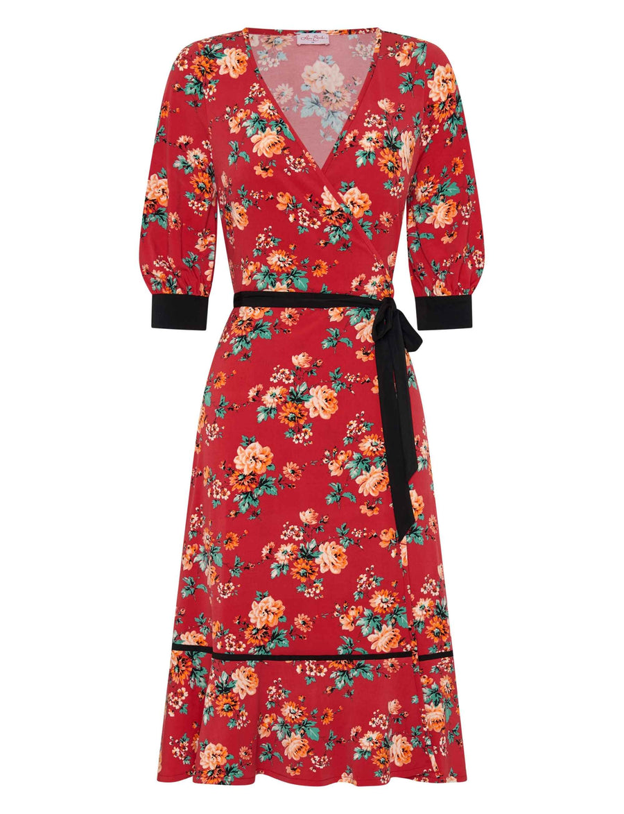 Bonnie 'Rambling Roses' True Wrap Dress NEW ARRIVAL