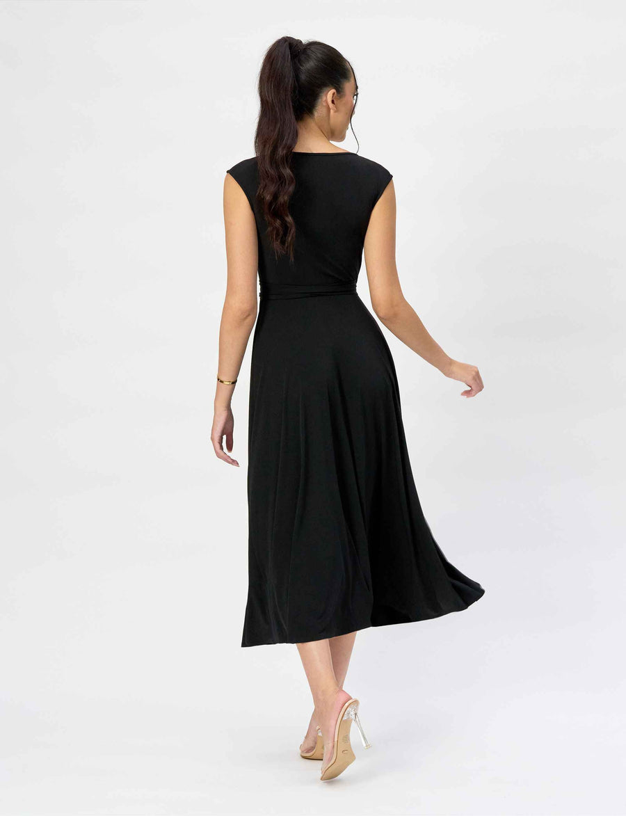 Rebekah 'LBD' True Wrap Midi Dress