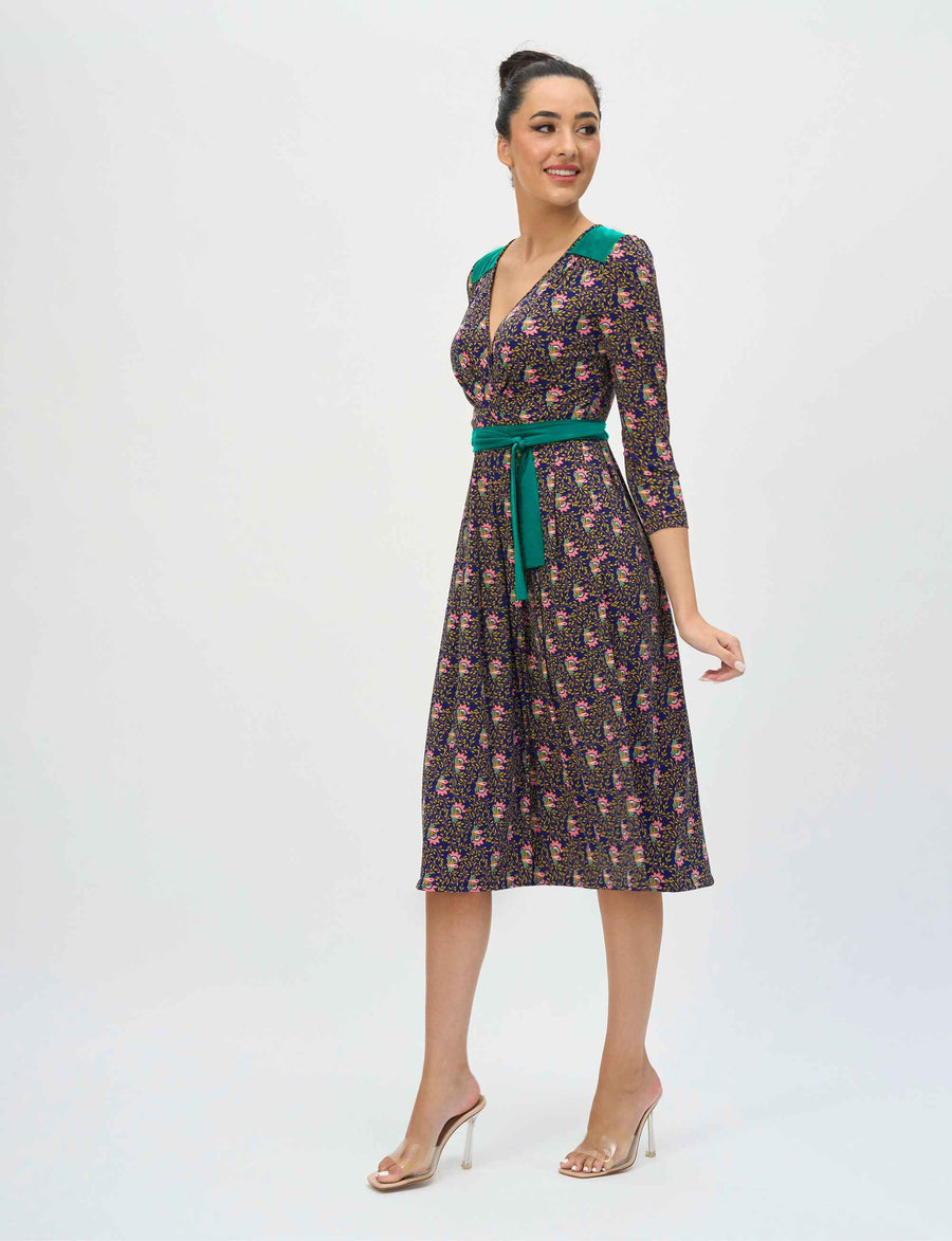 Sissy 'Lily Oasis' Faux Wrap Dress