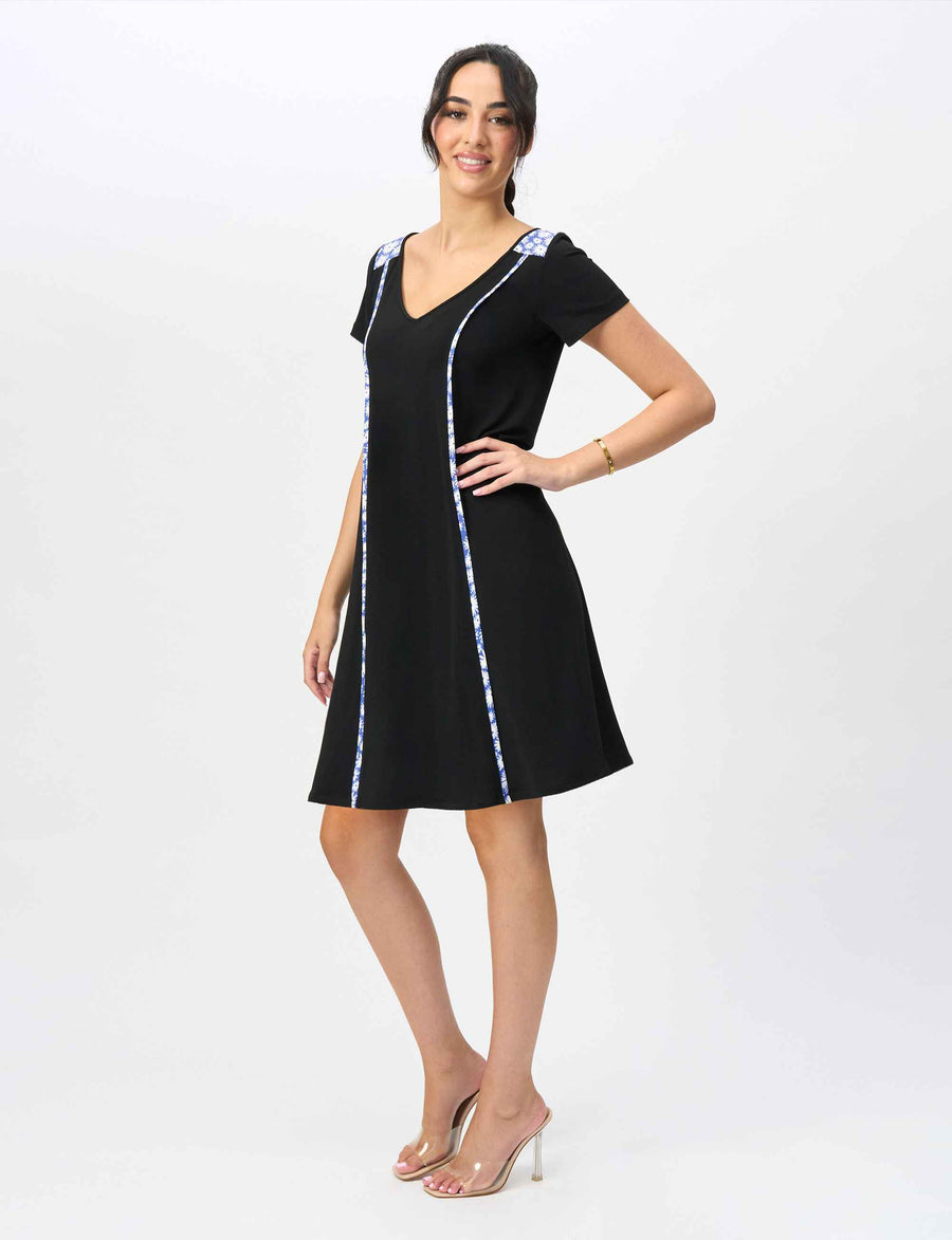 Milani 'Daisy Days Blue' Swing Shift Dress