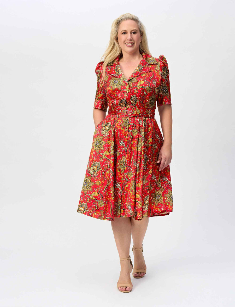 Festiva 'Festival' Limited Edition 100% Silk Shirtdress