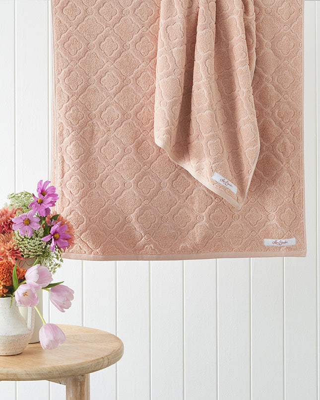 Eight Piece Cotton Towel Bundle - Dusty Pink