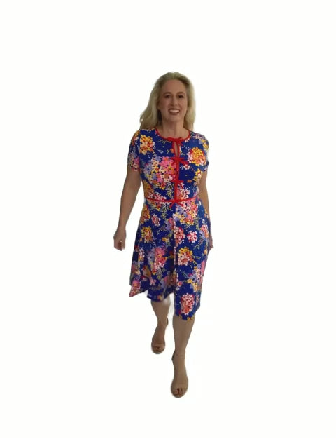 Giselle 'Summer Fling' Fit and Flare Knee Length Dress (Just Arrived)